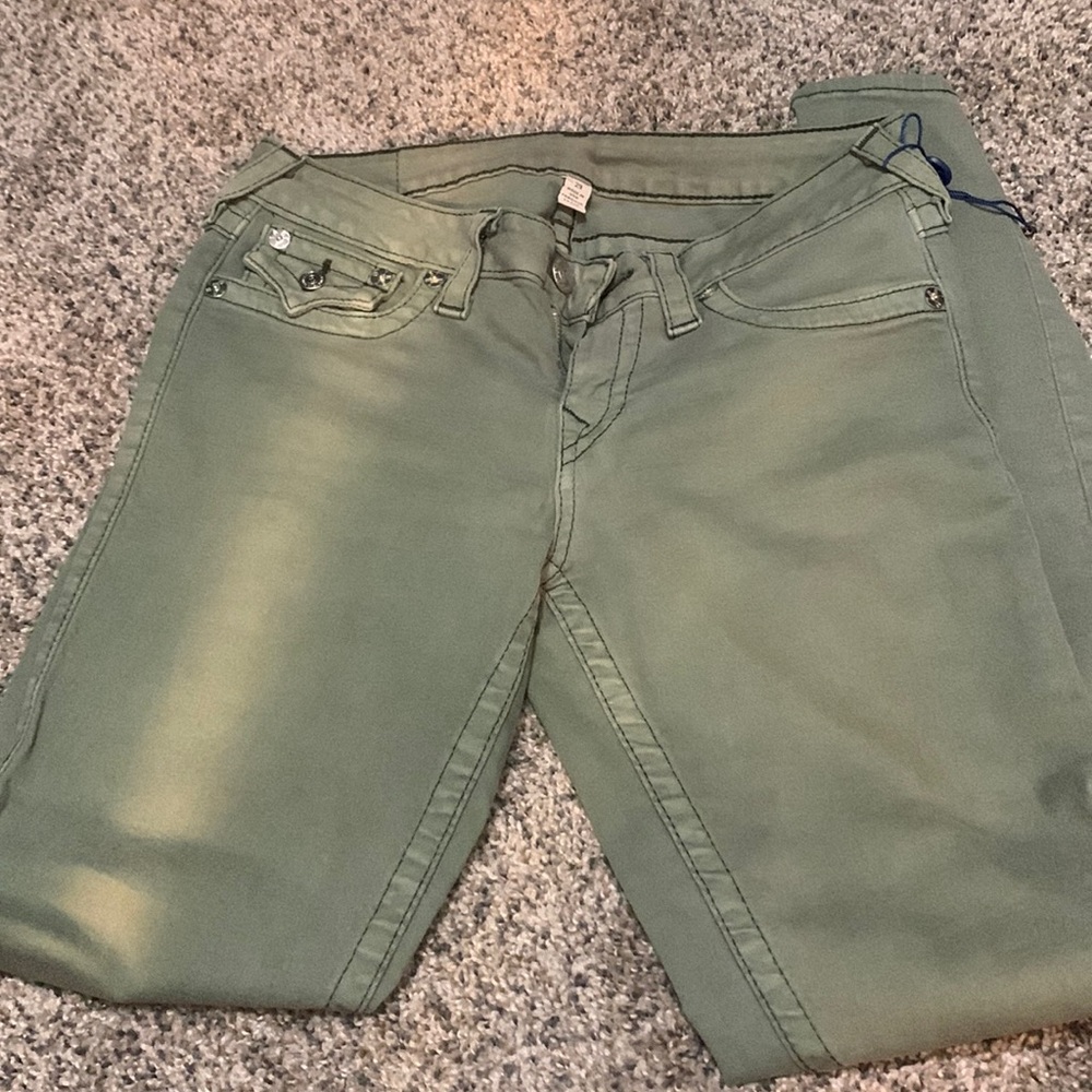 Green true religion size 29 Legging